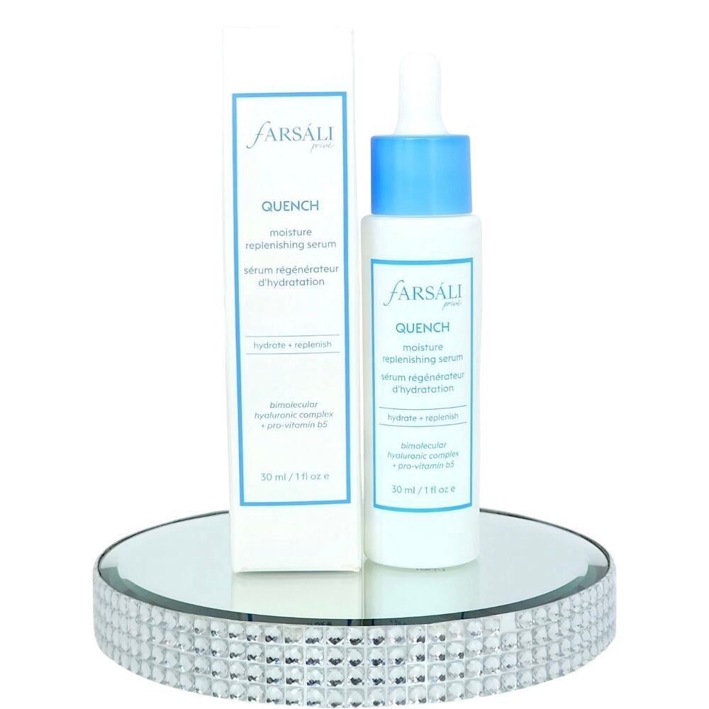 Farsali Prive Quench Moisture Replenishing Serum Hyaluronic Complex FULL SZ 1oz